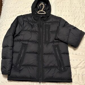 Guess Men's Black Puffer Jacket